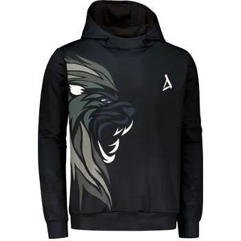 Pánská móda Pánská funkční mikina premium ALTISPORT VOJ/ALM029MI01 ČERNOBÉŽOVÁ XXL