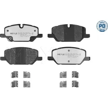 Brzdový systém Sada brzdových destiček, kotoučová brzda MEYLE 025 263 4820/PD