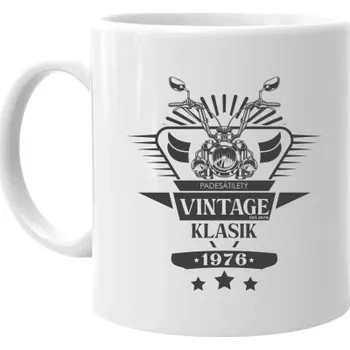 Žertovný předmět Vintage Klasik - 1976 - hrnek s potiskem- Tričkový.cz