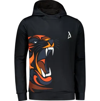 Pánská mikina Pánská funkční mikina premium ALTISPORT VOJ/ALM029MI01 ČERNOORANŽOVÁ L