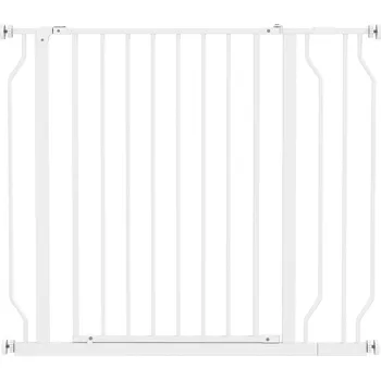 Dětská zábrana Nastavitelná zábrana do dveří nebo na schodiště 75-95 cm | bílá