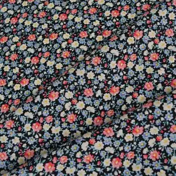 Bavlněný popelín Kika černý