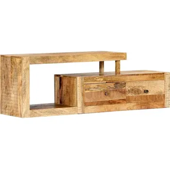 Obývací pokoj vidaXL TV stolek 120 x 30 x 40 cm masivní recyklované dřevo [248099] Barva: Hnědá