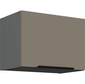 Kuchyňská skříňka Digestořová skříňka LUNARA - šířka 50 cm, tmavě béžová / antracit