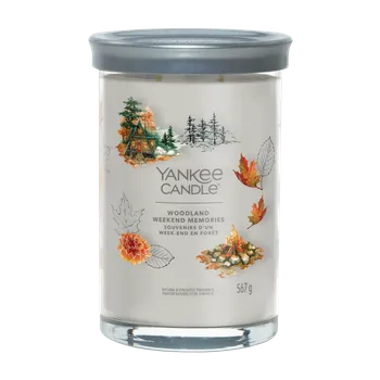 Svíčka Svíčka Yankee Candle - WOODLAND WEEKEND MEMORIES, velká