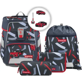 Školní batoh Step by Step Sports Car Mick SPACE - 5dílný set