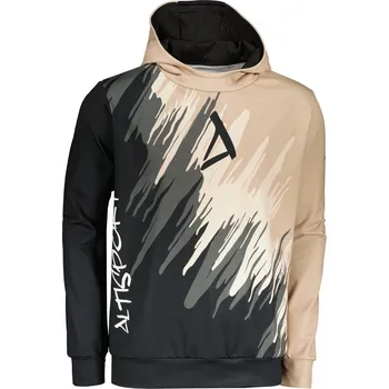 Pánská móda Pánská funkční mikina premium ALTISPORT VOJ/ALM006MI01 ČERNOHNĚDÁ L