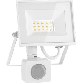 Mexen Luxpro+ LED reflektor s pohybovým čidlem, 10W, Neutrální - 4000K, 1100 lm, bílý - L236-010-40-20 Naświetlacze LED