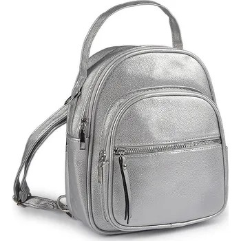 Kabelka Dámský batoh / kabelka 2v1 21x24 cm Varianta: 1 stříbrná, Balení: 1 ks