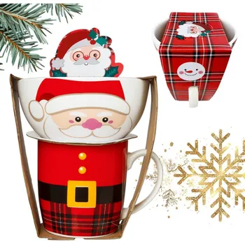 Flamenco Mystique VÁNOČNÍ HRNEK 350 ml - sada s miskou 400 ml KB37WZ4