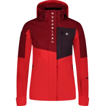 Dámská lyžařská bunda NORDBLANC LILT NBWJL8302 ČERVENÁ 42