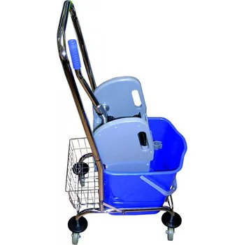 Úklidový vozík Vozík úklidový chrom 1x23L překlápěcí EKONOMY