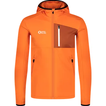 Pánská mikina Pánská powerfleecová mikina NORDBLANC BRACKEN NBWFM8286 ORANŽOVÁ XXXL