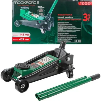 zvedák Rock FORCE Hydraulický zvedák žába 3t s gumovou podložkou