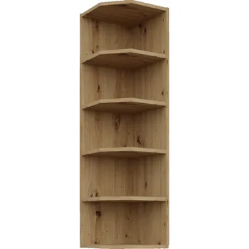 Kuchyňská skříňka Vysoká horní rohová skříňka LUNARA - šířka 30 cm, dub artisan