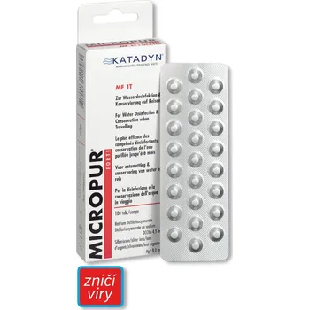 Dezinfekce pitné vody Tablety na čištění vody MICROPUR FORTE MF 1T