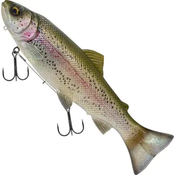 Umělá nástraha Savage Gear 3D Line Thru Pulsetail Trout - Clear Rainbow Trout - 16 cm - 1636614