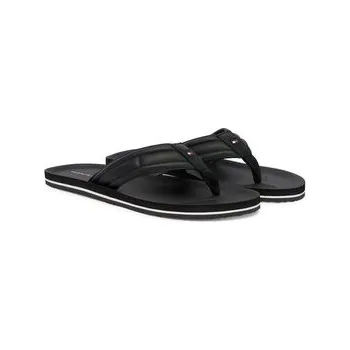 Pánské žabky Žabky Tommy Hilfiger Hilfiger Padded Beach Sandal FM0FM05801 Černá 40