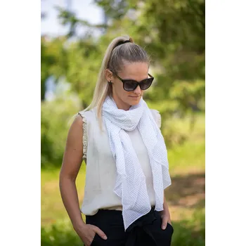 Šátek Šátek potisk Italie(180530) U21 barva: červená-bordó