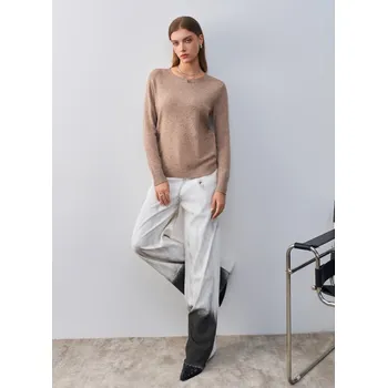 Dámský svetr Svetřík GG33737 barva: hnědá-fango