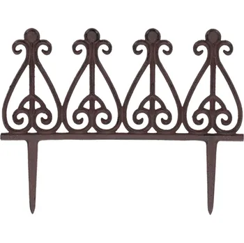 Zahradní obrubník Zahradní plůtek Floura 29 cm hnědý