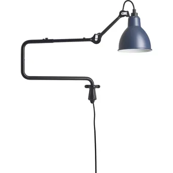 Nástěnné svítidlo DCW éditions Lampe Gras N°303 E14 nástěnné svítidlo Modrá / Ovál