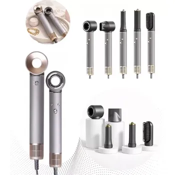 Fén Multifunkční fén a styler 5v1 s ionizací a studeným vzduchem 1300 W