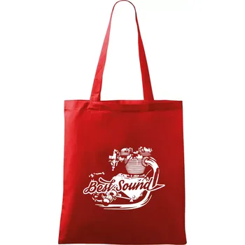 Moto Best Sound - Taška bavlněná - 42 x 38 cm ( Červená )