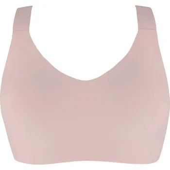 Dámské spodní prádlo Natura Plus Size bezešvá podprsenka vyztužená HG1713 4XL světle růžová