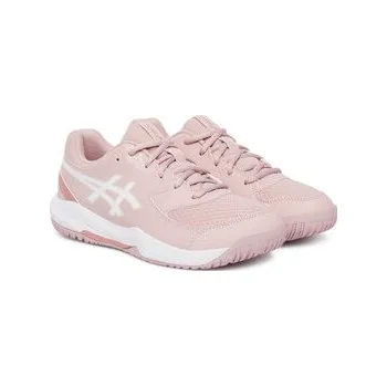 Dětská móda Boty na tenis Asics Gel-Dedicate 8 Gs 1044A077 Růžová 35