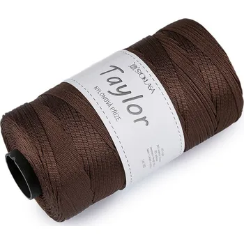Nylonová pletací příze Taylor 250 g, barva 13 hnědá tmavá