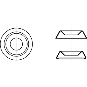 podložka PROFISTYL Podložka sedlářská rolovaná Nikl Varianta: Podložka sedlářská nikl pr.5,3mm pro M4 rolovaná