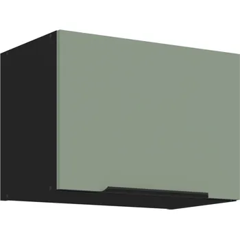 Kuchyňská skříňka Digestořová skříňka LUNARA - šířka 50 cm, zelená / černá