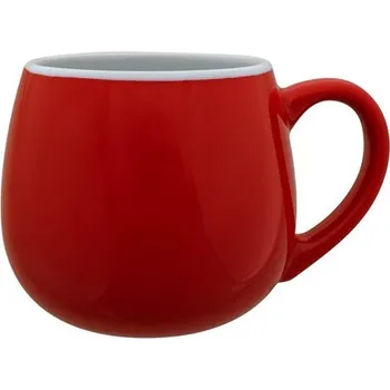 Buclák keramický hrnek 300 ml, červená-bílá