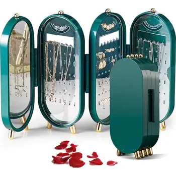 Šperkovnice Flamenco Mystique Zelený organizér na šperky CB38ZIE