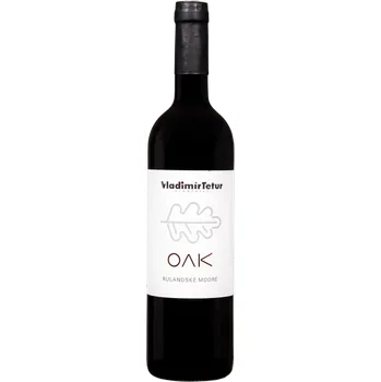 Nápoj Rulandské modré OAK 2019, výběr z hroznů, Vinařství Vladimír Tetur, suché