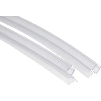 Aqualine Spodní těsnění na čtvrtkruhovou zástěnu GN5590, sklo 6mm - NDGN04-R