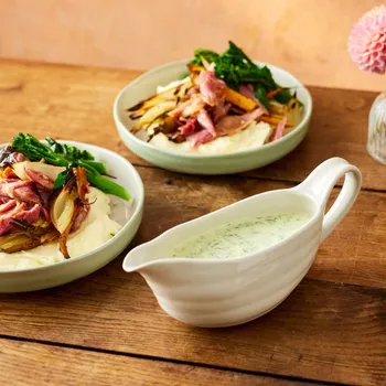 Omáčník JAMIE OLIVER Big Love Grat Gravy Boat 400 ml – kameninová omáčník