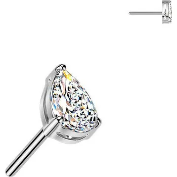 Módní doplněk Šperky4U Ozdobná část k PUSH IN piercingu TITAN - TIT1642