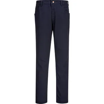 Pánská móda PORTWEST Kalhoty FR404 do pasu, ochrana proti teplu POR-FR404NAR34 Navy 34