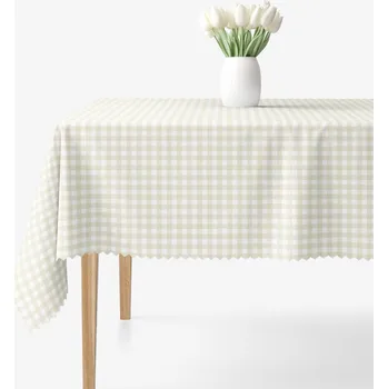 ubrus Hranatý teflonový ubrus - Béžové kostičky 80 x 80 cm