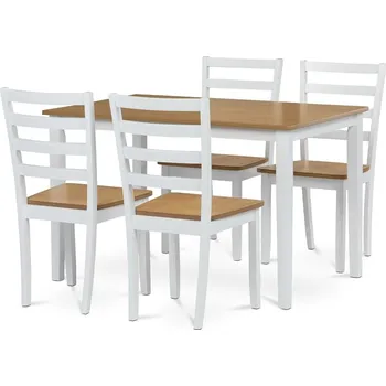 Jídelní set Jídelní set 4 židle + stůl dub VESPA OAK