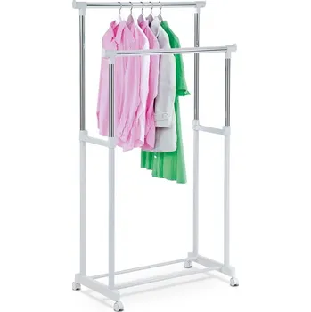 Věšák Stojan na šaty bílý BRUNO