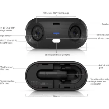 Ubiquiti UVC-G6-180-B, UniFi Protect G6 180, černá UVC-G6-180-B