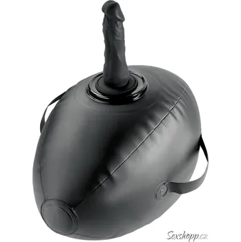 Erotický stroj Nafukovací sedátko s dildem Body Dock Inflatable Love Ball