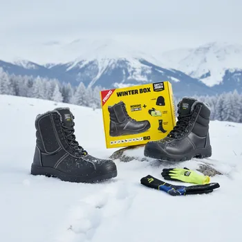 Pracovní oblečení SAFETY JOGGER DOPRODEJ! PROMO WINTER BOX PROMONORDI (obuv WINTER S3 + čepice + ponožky + rukavice) - kopie Velikost 45 (UK-10) černá
