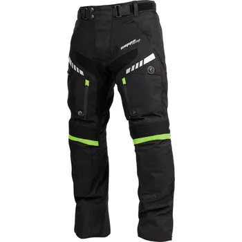 Pánské kalhoty Cappa Racing Kalhoty moto pánské FIORANO textilní černé/zelené 2XL Velikost: 2XL Cappa Racing
