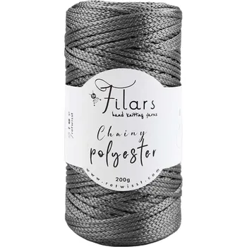 Příze ReTwisst Chainy polyester 32003 stříbrná