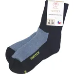 Surtex merino ponožky volný lem 35-38 Modrá