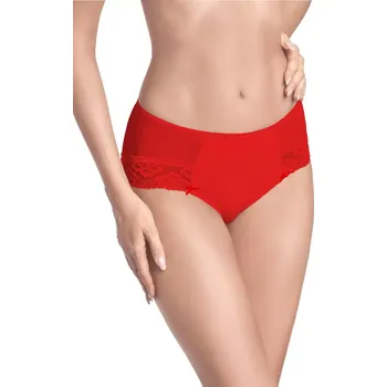 Dámské spodní prádlo Dámské kalhotky N029 červená L